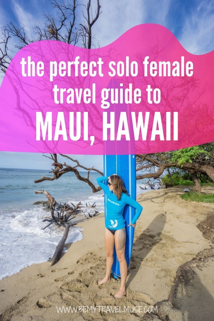 Think Maui, Hawaii is only for couples and honeymoons? Think again! As a solo female traveler, I enjoyed traveling alone in Maui and here are some practical tips and guides on planning the best solo trip to Maui, including the best things to do and where to eat & stay! #Maui #Hawaii #Solofemaletravel