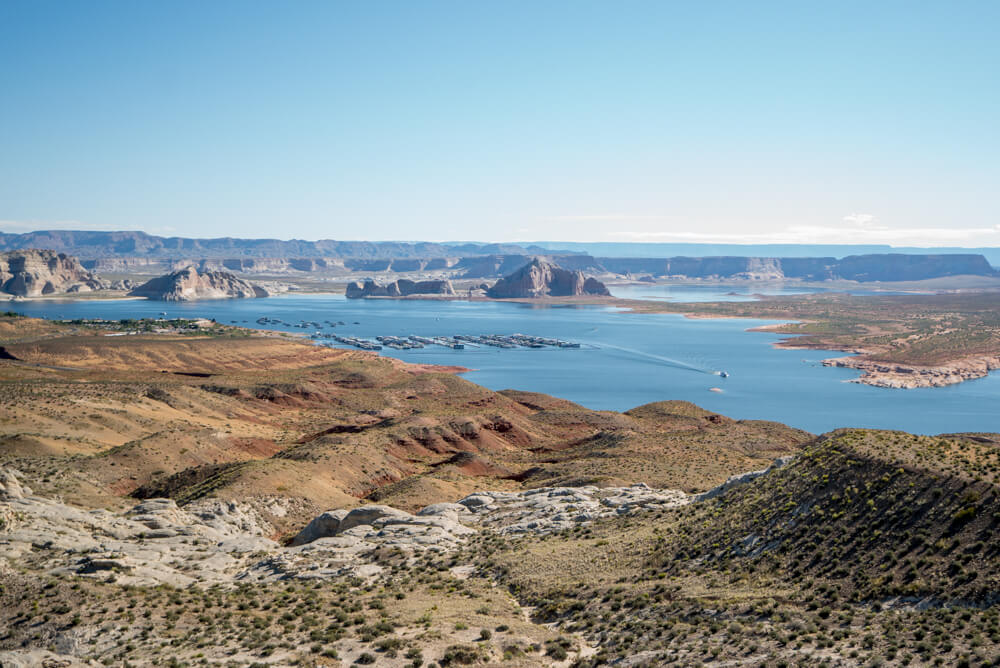 Route für einen Roadtrip durch den amerikanischen Südwesten