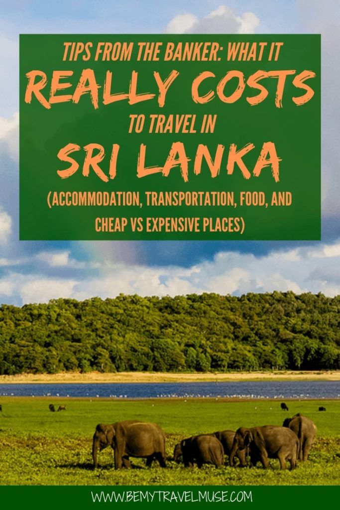 The Real Cost of Travel in Sri Lanka