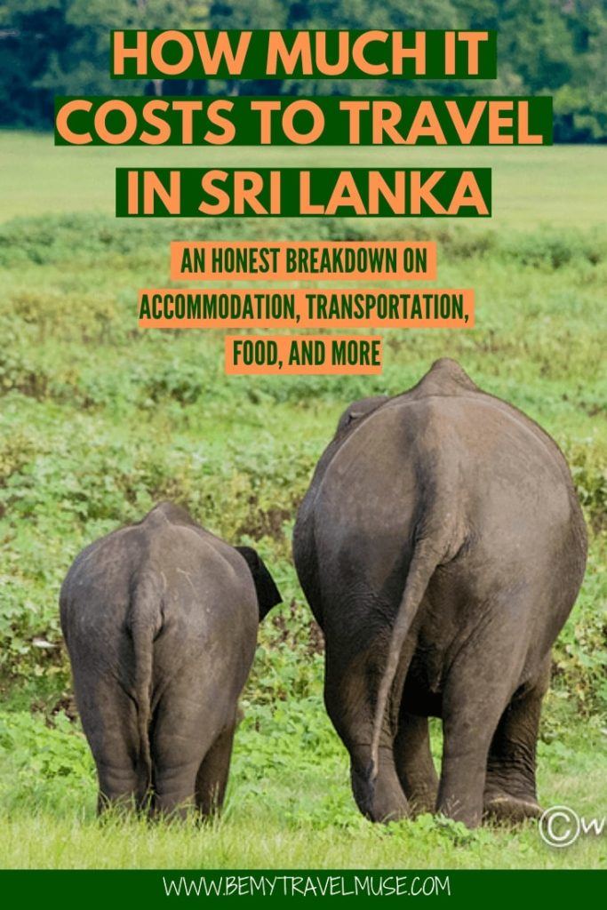 The Real Cost of Travel in Sri Lanka