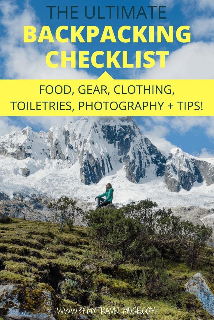andrew surka backpacking checklist