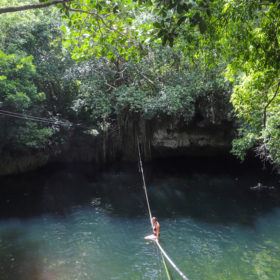 cancun things to do cenote verde lucero