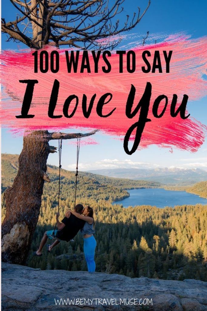 100 ways to say i love you