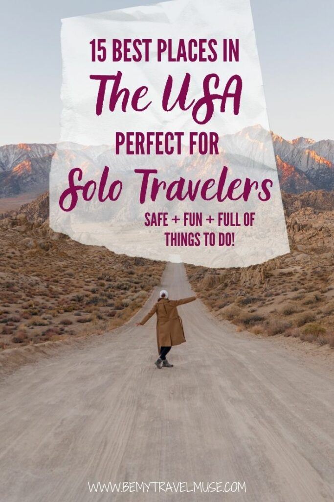 places to travel solo in the us