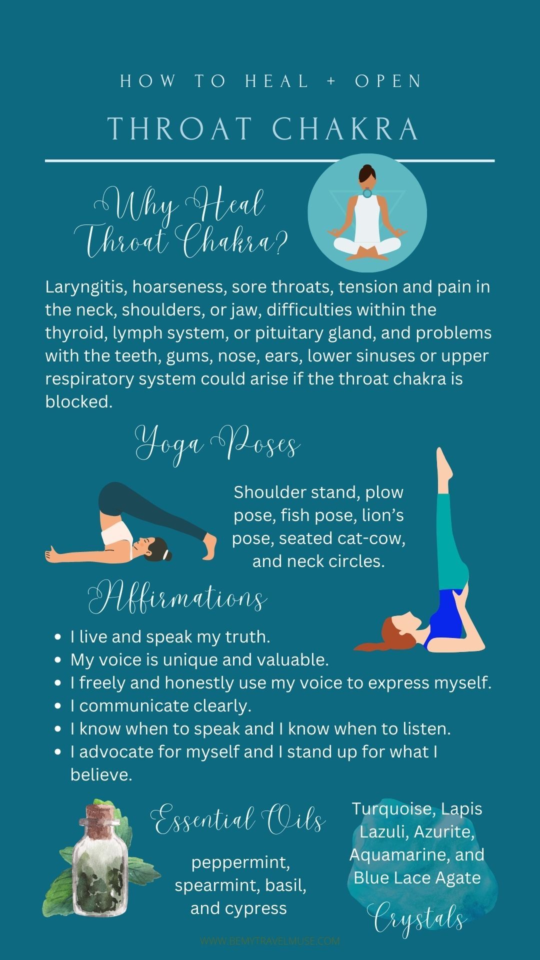 Guide to Chakra Balancing With Crystals, Oils & Yoga - Reiki