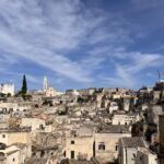 view to Matera's houses