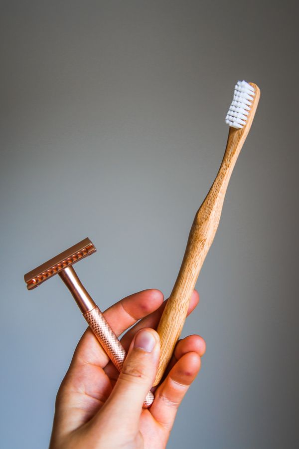 Razor and toothbrush