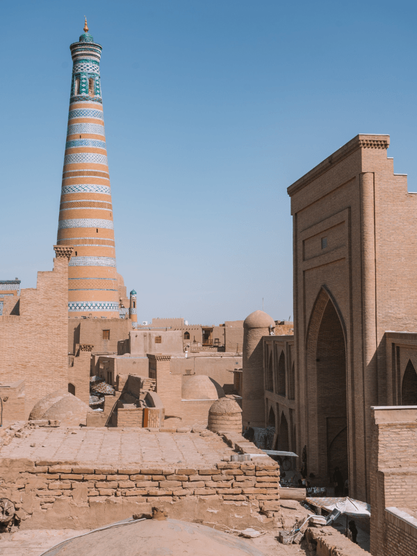 uzbekistan itinerary khiva Kodja Minaret